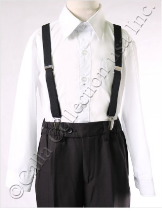 Boys Suits Suspenders 